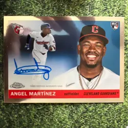 Angel Martinez Rookie (On Card) Auto 2025 Topps Chrome Platinum #CPA-AM - Image 1