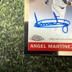 Angel Martinez Rookie (On Card) Auto 2025 Topps Chrome Platinum #CPA-AM - Image 5