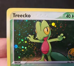 Treecko European POP Tournament Black Star Holo Promo 007 Pokemon TCG - NM - Image 3