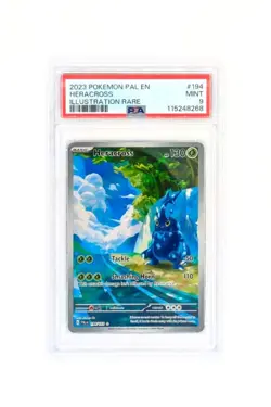 Pokemon card Heracross 194/193 PAL EN Paldea Evolved English 2023 PSA 9 MINT #2 - Image 1