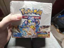 Pokemon TCG Scarlet & Violet Surging Sparks Booster Box 36 Packs Ripped Seal - Image 1