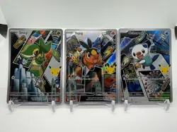 Pokemon First Partner Series 2 Unova - Snivy 049 Tepig 050 Oshawott 051 GEN 5 NM - Image 1