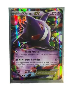 Gengar EX 34/119 Ultra Rare Holo XY Phantom Forces Pokemon Card - NM STUNNING - Image 1