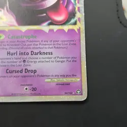 Damaged Pokemon Gengar Prime Ultra Rare Holo 94/102 Triumphant TCG Card - DMG - Image 4