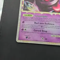 Damaged Pokemon Gengar Prime Ultra Rare Holo 94/102 Triumphant TCG Card - DMG - Image 5