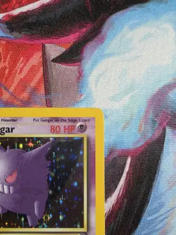 Pokemon TCG Gengar Fossil Holo Card 5/62 Unlimited Rare LP Vintage WOTC 1999 - Image 3