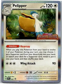 Pelipper - (Prerelease) Promo SV: Scarlet & Violet Promo Cards 022 NM - Image 1