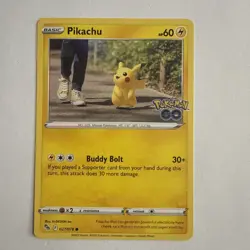 Pikachu 027/078 Pokemon Go Card Pokemon TCG Regular NM - Image 1