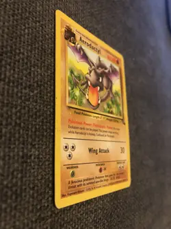 Pokemon TCG Aerodactyl 16/62 Fossil Non Holo Rare Card - Image 4