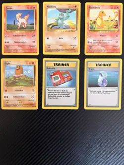 Lot Of 6 German Vintage Pokemon Cards 1999 - Image 1