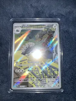 Pokemon TCG Lairon Twilight Masquerade Illustration Rare Card 184/167 - Image 1