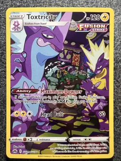 Toxtricity GG09/GG70 Ultra Rare Pokemon Card NM - Image 1