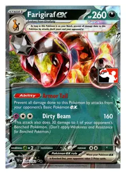 Farigiraf ex 108/162 Double Rare Prize Pack Series Cards Holo Pokemon Near Mint - Image 1