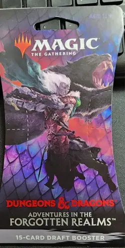 Magic The Gathering D&D Adventures in the Forgotten Realms 15-Card Draft Booster - Image 1