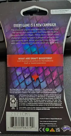 Magic The Gathering D&D Adventures in the Forgotten Realms 15-Card Draft Booster - Image 2