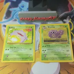 Pokemon TCG Jungle Koffing 51/102 & Weezing 45/62 2-Card Lot English 1999 - Image 1