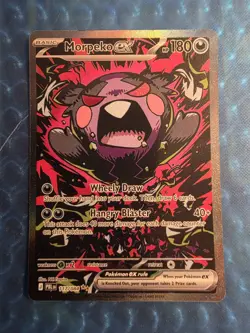 Morpeko EX 117/084 Pitch Black SIR Pokemon Card. NM. - Image 1
