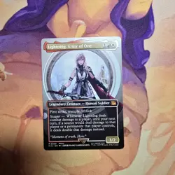 Magic the Gathering Lightning Army of One Borderless Card NM Condition - Image 1
