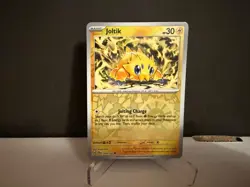 Joltik 050 2024 Pokemon Stellar Crown Reverse Holo Card NM+ - Image 1