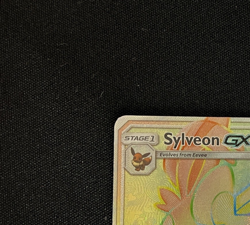 Sylveon GX 158/145 Guardians Rising Secret Rare Rainbow Holo Pokemon Card - Image 3