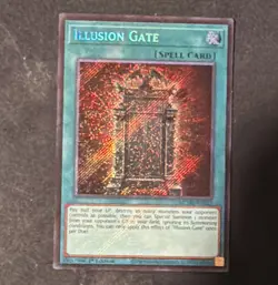 Konami Illusion Gate Premium Gold Rare Foil 1st Ed EN Spell Card - Image 1