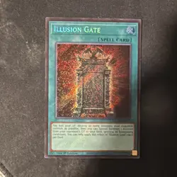 Konami Illusion Gate Premium Gold Rare Foil 1st Ed EN Spell Card - Image 2