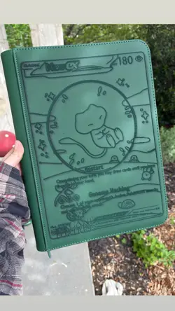 Pokemon Pikachu Laser Engraved Bubble Mew Arcane Fortress Binder Card Binder - Image 1