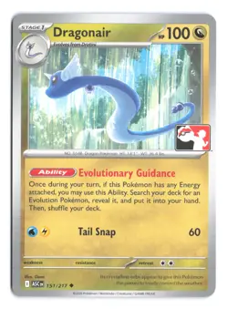 Pokemon Dragonair Ascended Heroes 151/217 Prize Pack Series 9 Non Holo - Image 1