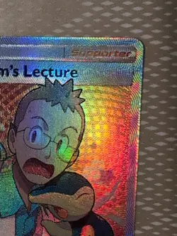 Pokemon Trading Card Professor Elm's Lecture 213/214 Lost Thunder FA Holo UR EN - Image 2