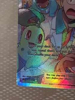 Pokemon Trading Card Professor Elm's Lecture 213/214 Lost Thunder FA Holo UR EN - Image 4