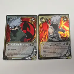 Naruto CCG Kakashi Hatake + Kakashi Hatake (Ambu Days) PR 042 2 Cards EN - Image 1