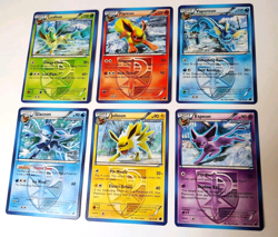 POKEMON PLASMA FREEZE EEVEELUTIONS LEAFEON 11/116 GLACEON JOLTEON ESPEON 6 CARDS - Image 1