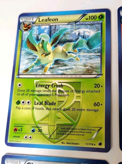 POKEMON PLASMA FREEZE EEVEELUTIONS LEAFEON 11/116 GLACEON JOLTEON ESPEON 6 CARDS - Image 2