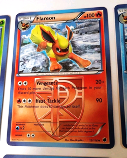 POKEMON PLASMA FREEZE EEVEELUTIONS LEAFEON 11/116 GLACEON JOLTEON ESPEON 6 CARDS - Image 3