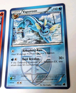 POKEMON PLASMA FREEZE EEVEELUTIONS LEAFEON 11/116 GLACEON JOLTEON ESPEON 6 CARDS - Image 4