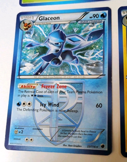 POKEMON PLASMA FREEZE EEVEELUTIONS LEAFEON 11/116 GLACEON JOLTEON ESPEON 6 CARDS - Image 5
