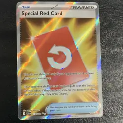 2026 Pokemon Chaos Rising Special Red Card Full Art Ultra Rare #113/086 - Image 2