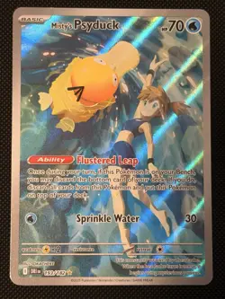 Misty's Psyduck 193/182 Illustration Rare Destined Rivals Pokemon Card Mint - Image 1