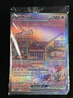 Mew ex 053 Scarlet & Violet 151 UPC Black Star Promo Card Holo Sealed - Image 1