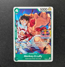 Monkey.D.Luffy (Red Bull Double Don!!) PRB02-005 One Piece Promotion Card - Image 1