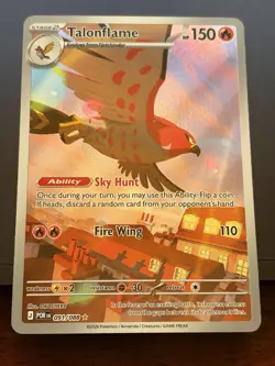 Pokemon Talonflame 091/088 Illustration Rare Holo Full Art Perfect Order - Image 1