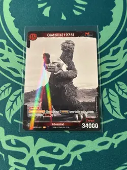 Godzilla 1975 P 007+ Foil Godzilla Card Game 1st Edition Rare Parallel Monster - Image 1