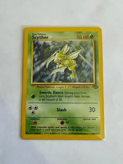 Scyther 26/64 - Vintage Pokemon Jungle Set - Non Holo Unlimited - LP - Image 1