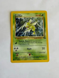 Scyther 26/64 - Vintage Pokemon Jungle Set - Non Holo Unlimited - LP - Image 2