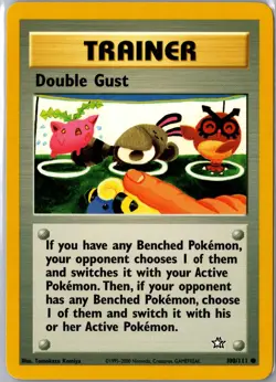 Double Gust 100/111 Common Neo Genesis Pokemon Moderately Played - Image 1