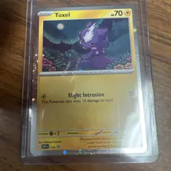 Toxel SVP 119 Scarlet & Violet Cosmos Holo Rare Swirl Promo Pokemon TCG - Image 1