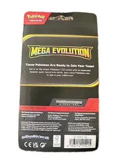 Pokemon Mega Evolution checklane Blister Pack Wailmer / Warlord Booster Sealed - Image 2