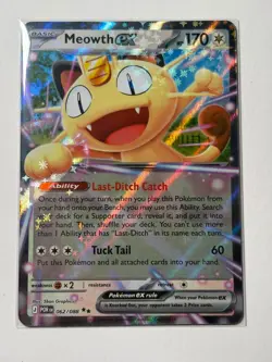 Meowth ex 062/088 Double Rare Perfect Order Pokemon Holo Near Mint - Image 1