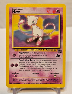Mew 8 Wizards Black Star Promo Pokemon 1829 - Image 1