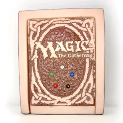 MTG MAGIC THE GATHERING 1995 VINTAGE RESIN TRADING CARD BOX RARE US - Image 1